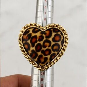 Betsey Johnson Heart Statement Ring